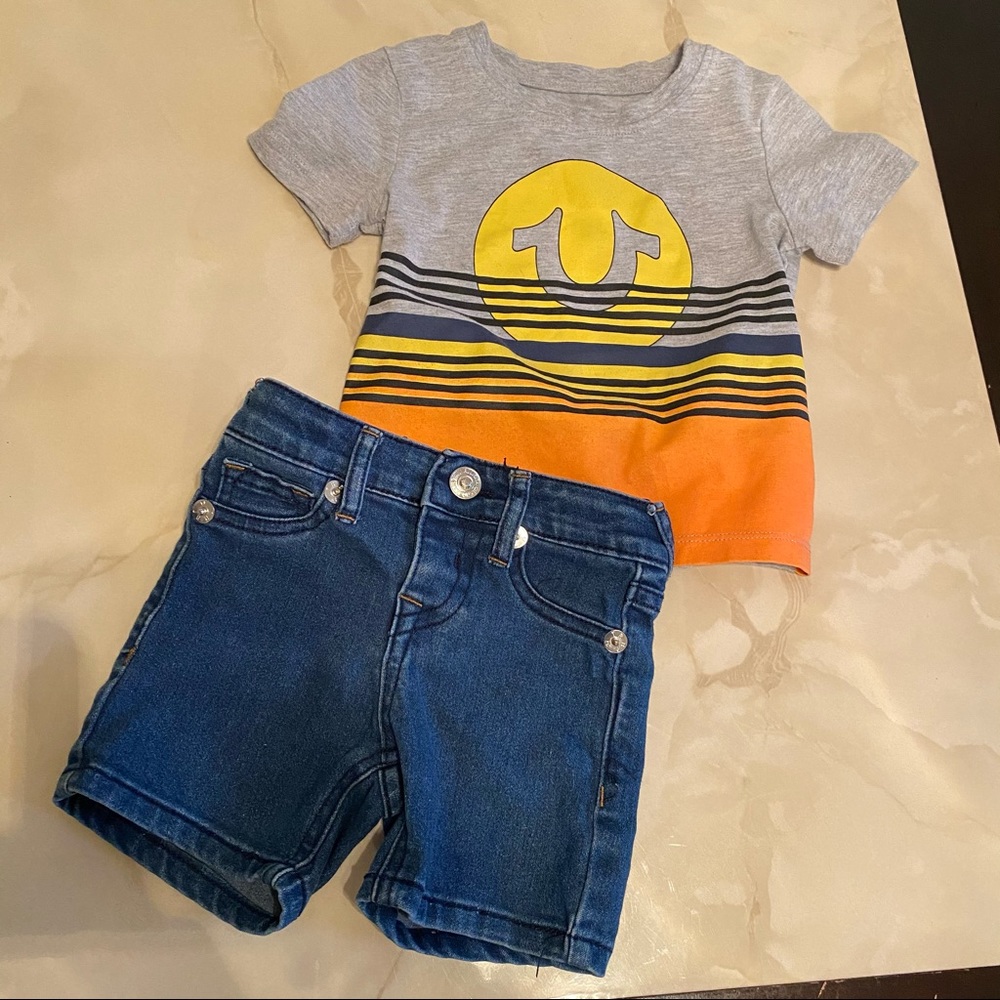 True religion short set for toddler.